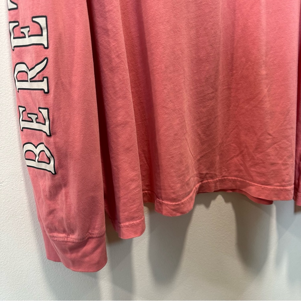 Beretta Pink Crewneck Long Sleeve Logo Shirt Women’s size XXL - Picture 4 of 6